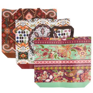 Shopping Tote Bag Asst Prints