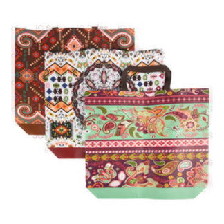 Shopping Tote Bag Asst Prints