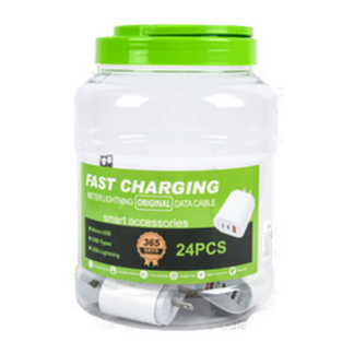 Fast Charging Micro Usb Type-C Wall Charger 40W In Jar