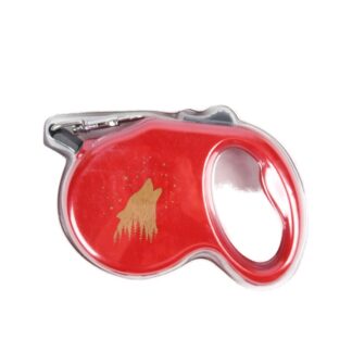 Avalanche Retractable Dog Leash Red 10 Ft Up To 75 Lbs