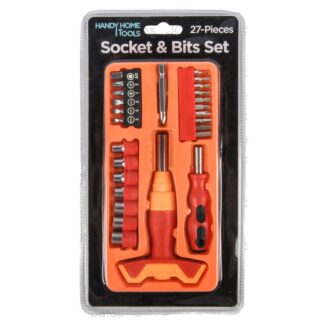 Handy Tools Socket & Bits Set 27 Pc