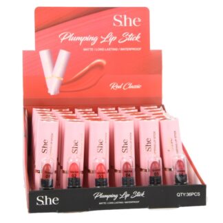 S.He Plumping Lip Stick Red Classic Colors