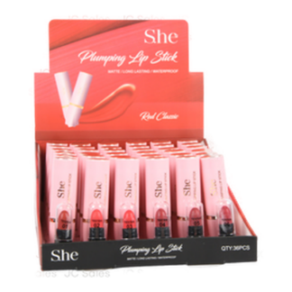 S.He Plumping Lip Stick Red Classic Colors