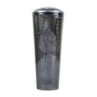 Starbucks Venti Tumbler Black Marbled 24 Oz