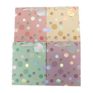 Gift Bag All Occasion Foil Accent Pastel Colors Med