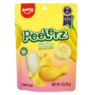 Amos Peelerz Gummy Candy Banana 3 Oz
