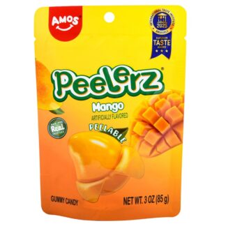 Amos Peelerz Gummy Candy Mango 3 Oz