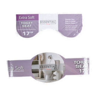 Pvc Soft Toilet Seat White 17 In