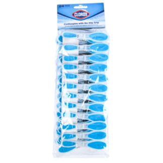 Clorox Soft Clip Clothespins 24 Pk