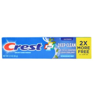 Crest Plus Toothpaste Deep Clean Mint 2.3 Oz