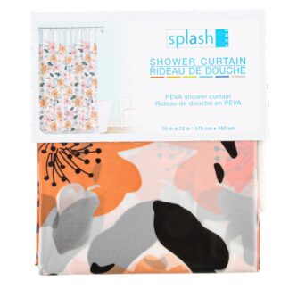 Shower Curtain Peva Assis Blush 70 X 72 In