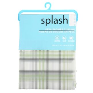 Shower Curtain Peva Dina Sage 70 X 72 In