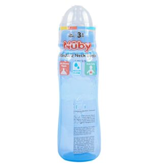 Nuby Baby Bottle Asst Solid Colors 8 Oz