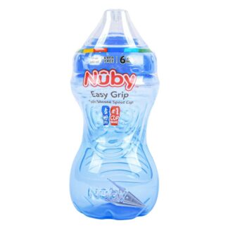 Nuby No-Spill Easy Grip Cup Asst Colors 10 Oz