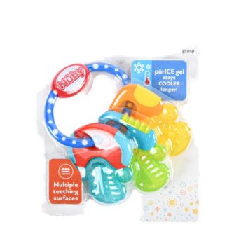 Nuby Baby Teething Silicone Toy Keys