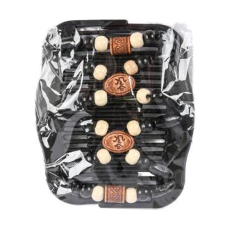 Comb Hair Clip W/African Butterfly Asst 2 Pc