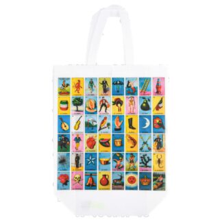 Shopping Tote Bag Loteria 16 X 12 In