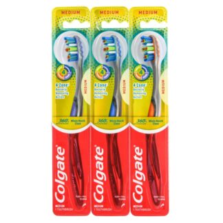 Colgate 360 4-Zone Toothbrush Medium