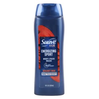 Suave Men Body Wash Bergamot & Wood 18 Oz