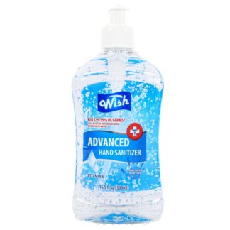 Wish Advanced Hand Sanitizer W/Pump 16.9 Oz