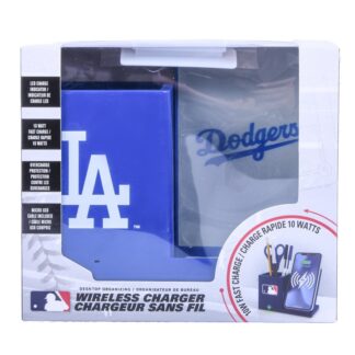L.A. Dodgers Wireless Phone Charger W/Pen Holder