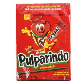 Pulparindo Tamarind Pulp Candy X-Hot 20 Ct