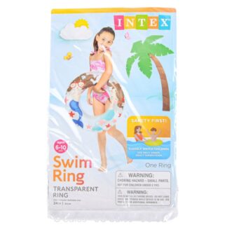 Hs Intex Inflatable Swim Ring Mermaid 24 In