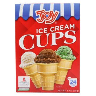 Joy Ice Cream Cones 24 Ct 3.5 Oz