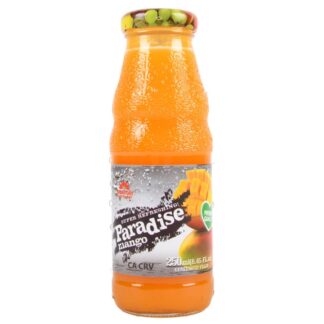Paradise Nectar Mango Drink 8.45 Oz Glass Bottle