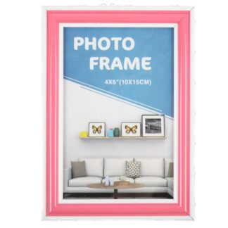 Photo Frame Curved Asst Colors 4 X 6 In
