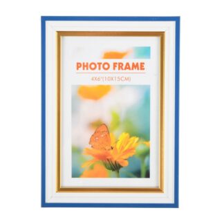 Photo Frame Lined Asst Colors 4 X 6 In