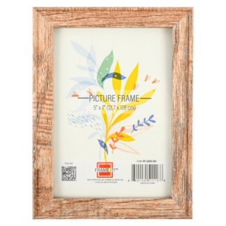 Photo Frame Wooden Style Light Color 5 X 7 In