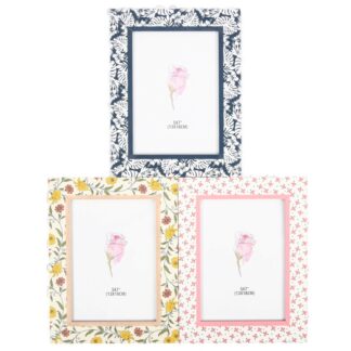 Photo Frame Floral Asst 5 X 7 In
