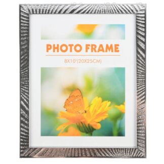 Photo Frame Ribbed Asst Colors 8 X 10 In