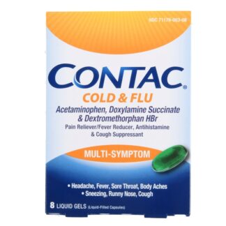 Contact Cold & Flu 8 Ct Liquid Gels