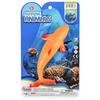 Plastic Shark Asst Colors 7 In Tied On Card