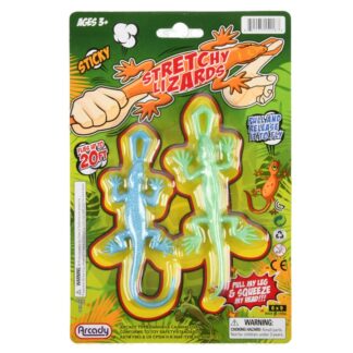 Stretchy Lizard 4.75 In 2 Pc On Card