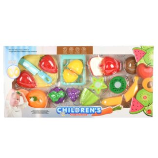 Fruits & Veggies Play Set 19 Pc In Box