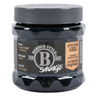 Barber Style Men Savage Styling Gel Ex Strong 7.05 Oz