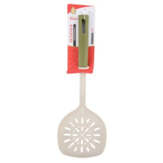 Kitchen Skimmer Olive/Beige 13.5 In