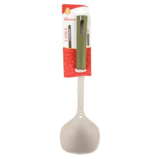 Kitchen Ladle Olive/Beige 12.9 In