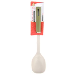 Kitchen Spoon Olive/Beige 13 In