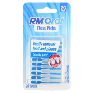 Rm Oral Dental Floss Picks 20 Ct