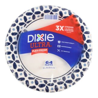 Dixie Ultra Paper Plates 10 1/6 In 64 Ct