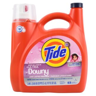 Tide Liquid Detergent + Downy April Fresh 117 Oz
