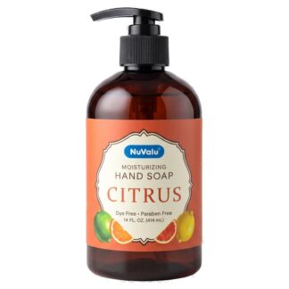 Nuvalu Liquid Hand Soap Citrus 14 Oz