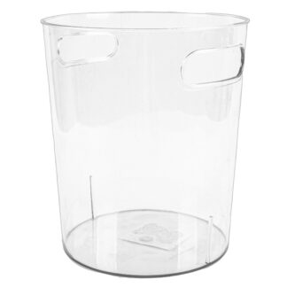 Plastic Ice Bucket 7.5 X 8.7 In