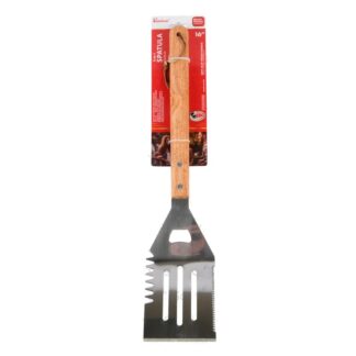 Stainless Steel Bbq Spatula Wood Handle 15.8 In