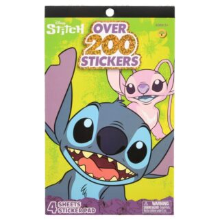 Stitch Foil Cover Sticker Pad 4 Sh 200+ Stickers