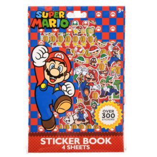 Super Mario Sticker Book 4 Shees 300+ Stickers